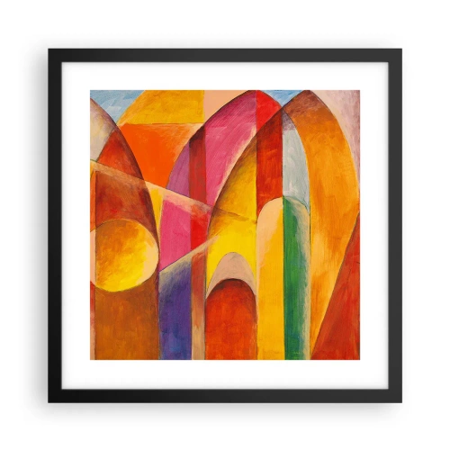 Poszter fehér keretben - A nap katedrálisa - 40x40 cm
