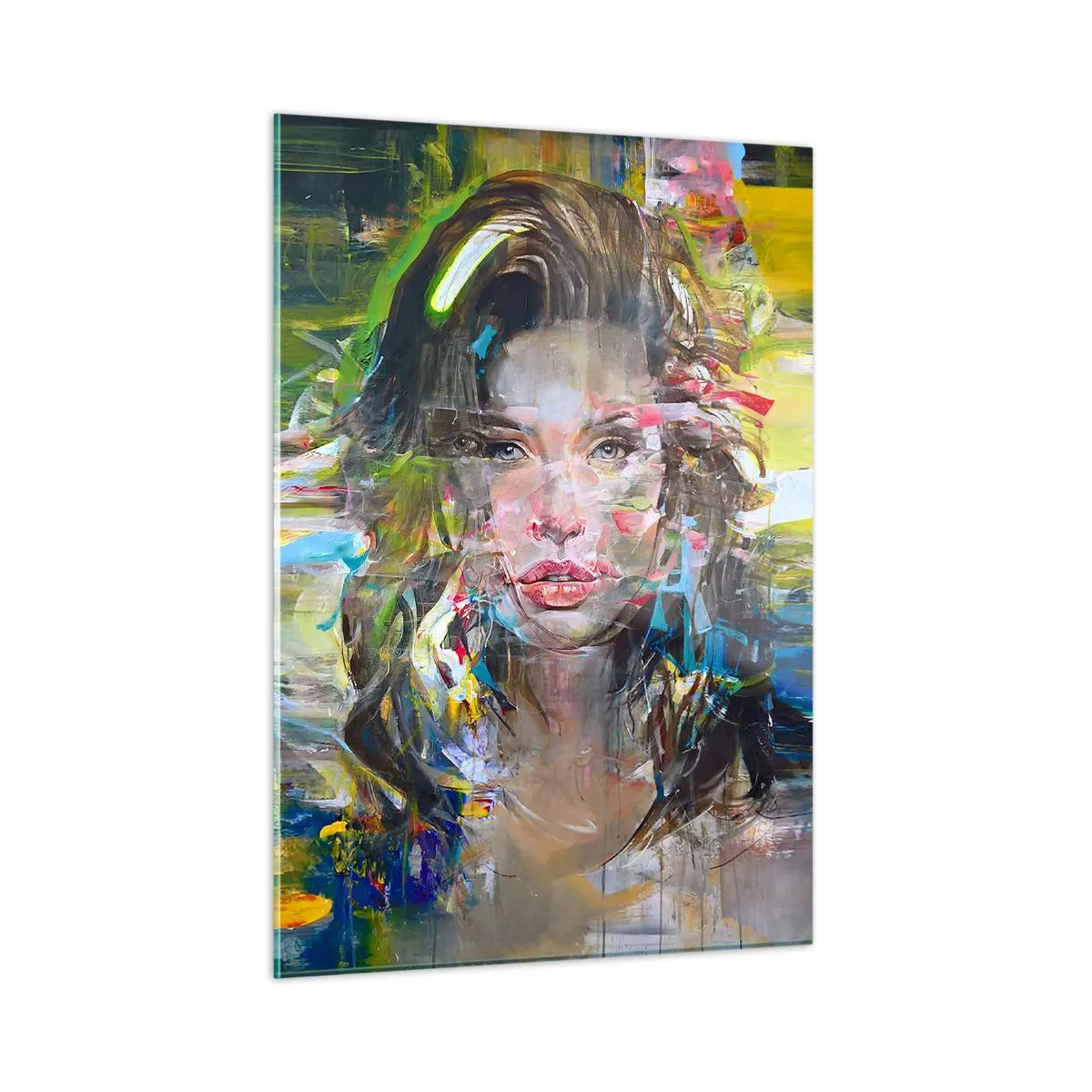 Üveg kép - A levegő függöny mögött - 50x70 cm