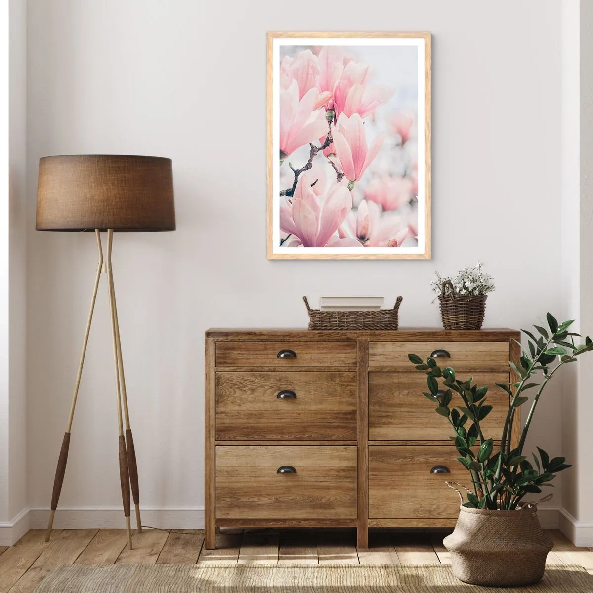 Poszter világos tölgy keretben - A finomság eszménye - 61x91 cm