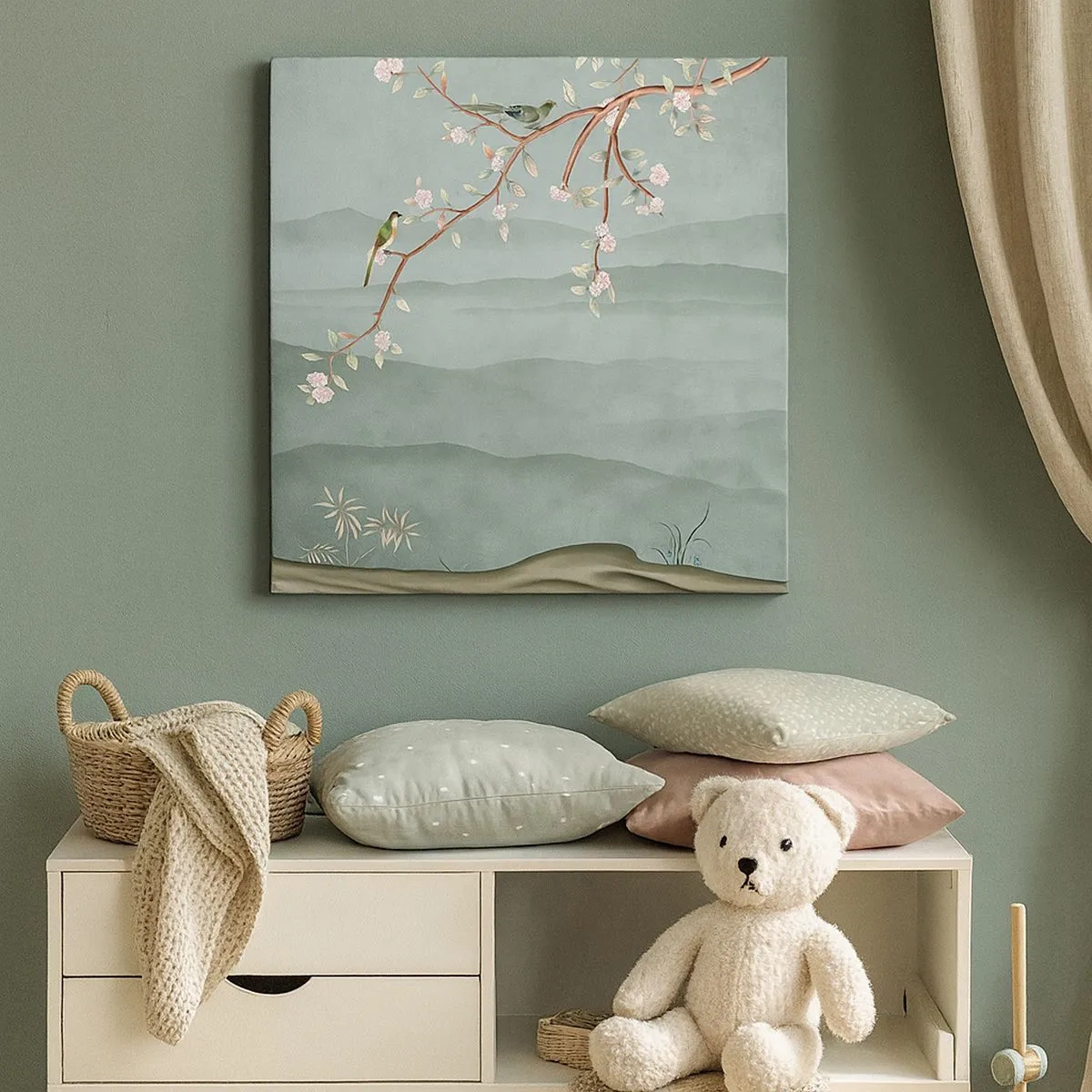 Vászonkép - Tavasz, ah, te vagy az - 30x30 cm