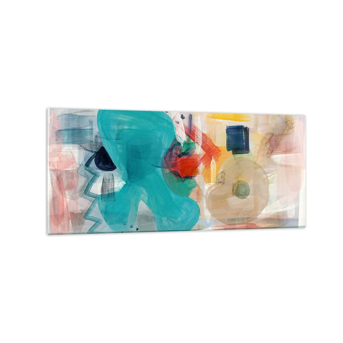 Üveg kép - Színes játék - 120x50 cm