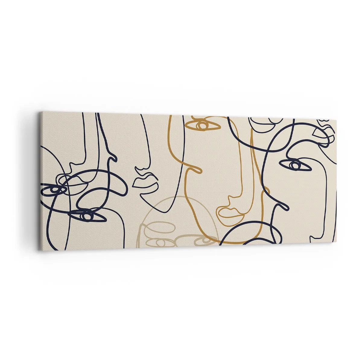 Vászonkép - Többszörös portré - 120x50 cm