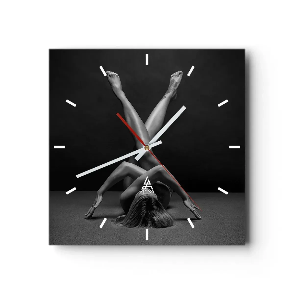 Falióra, Óra - A meztelenség geometriája - 40x40 cm