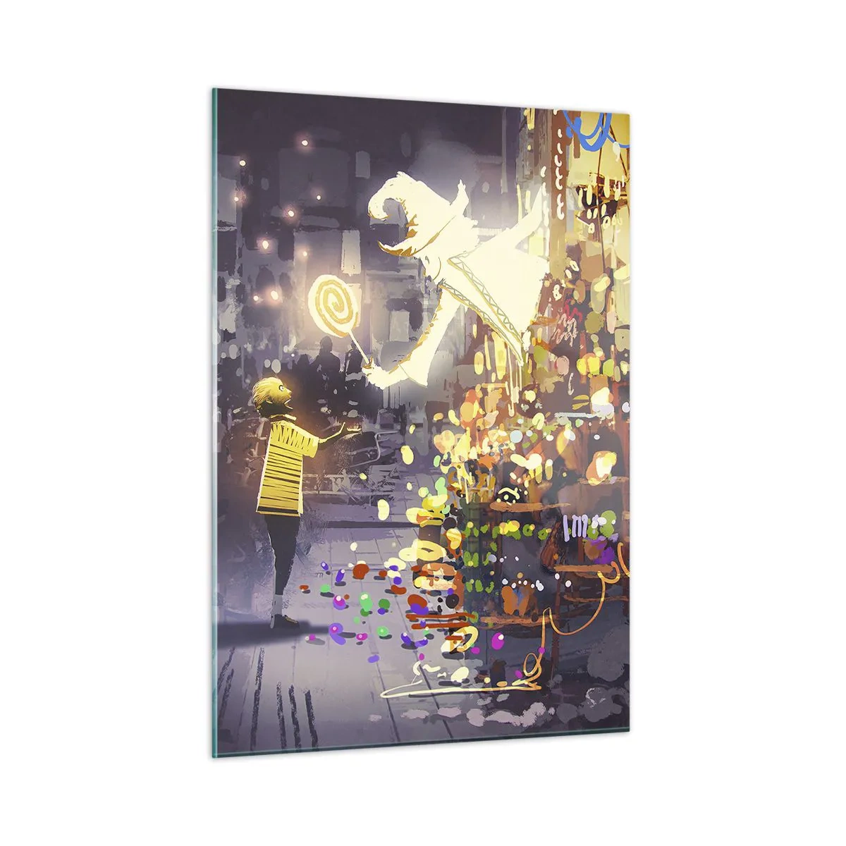 Üveg kép - A mágia létezik - 50x70 cm