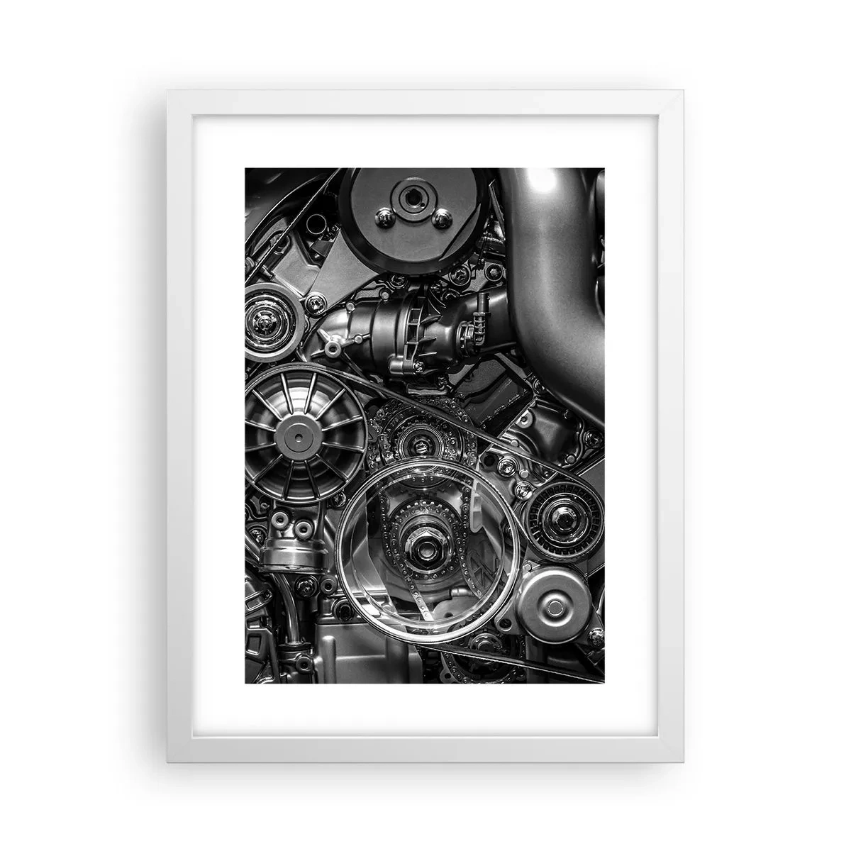 Poszter fekete keretben - A mechanika költészete - 30x40 cm