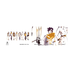 Fotótapéta Minta Öntapadós Deluxe Sticker - Nem kikényszerített sikk, szabad elegancia - Nő, Modell, Divat - 100x30 cm