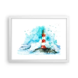 Poszter fekete keretben - Az elemek egysége - 40x30 cm