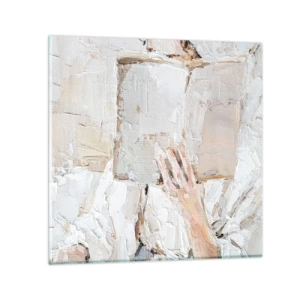 Üveg kép - Egy másik világban - 40x40 cm