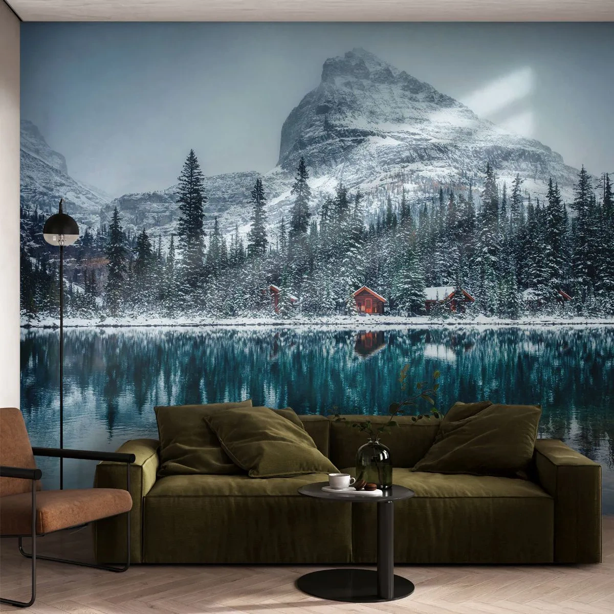 Fotótapéta Premium Canvas - Kanadai elvonulás - Tájkép, Kanada, Téli - 250x175 cm