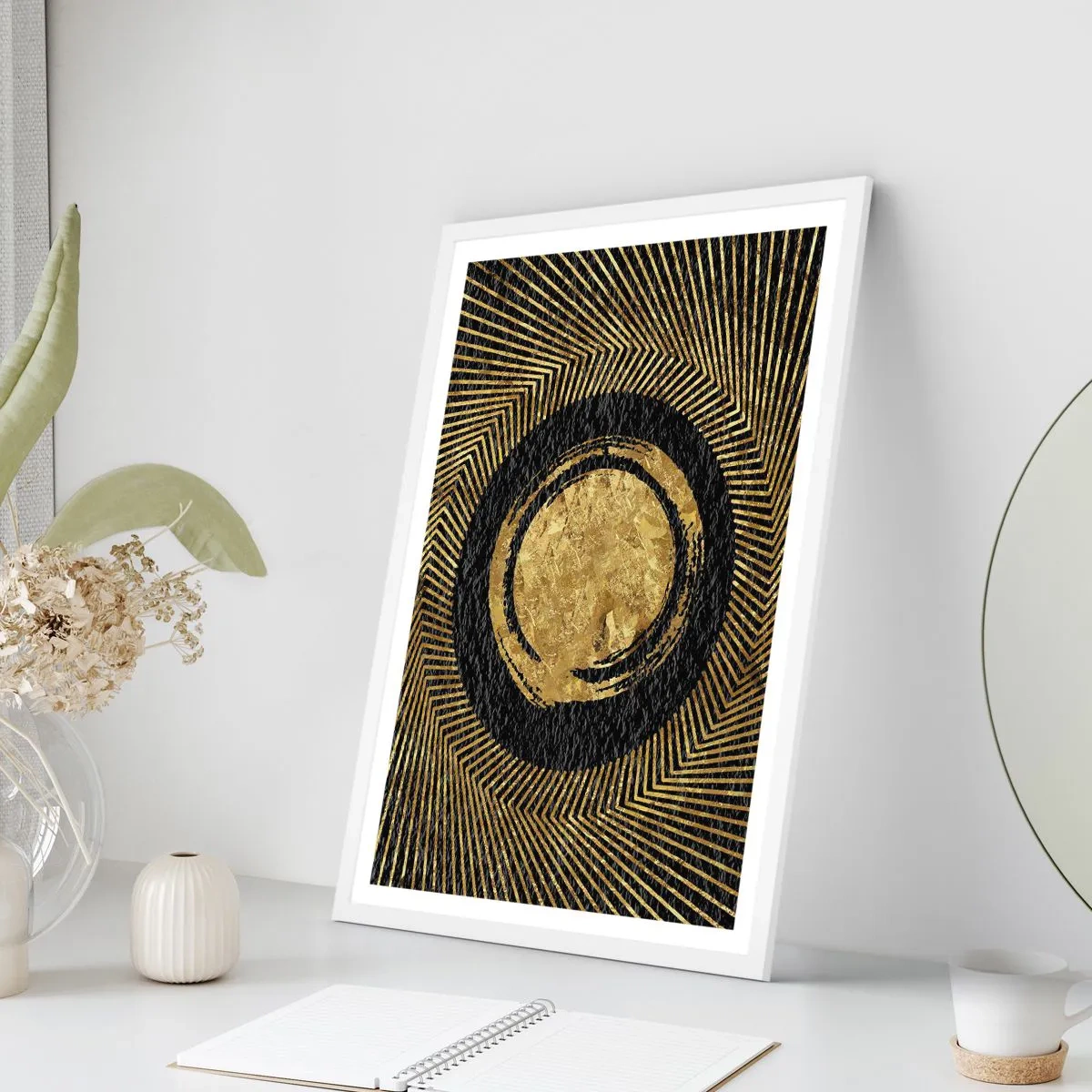 Poszter fekete keretben - Glamour kompozíció - 50x70 cm