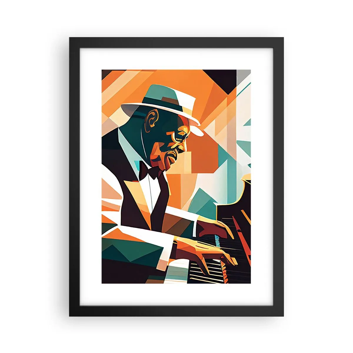 Poszter fehér keretben - Minden, ami jazz - 30x40 cm