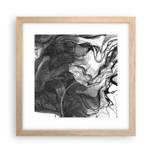 Poszter világos tölgy keretben - Álmokba gabalyodva - 30x30 cm