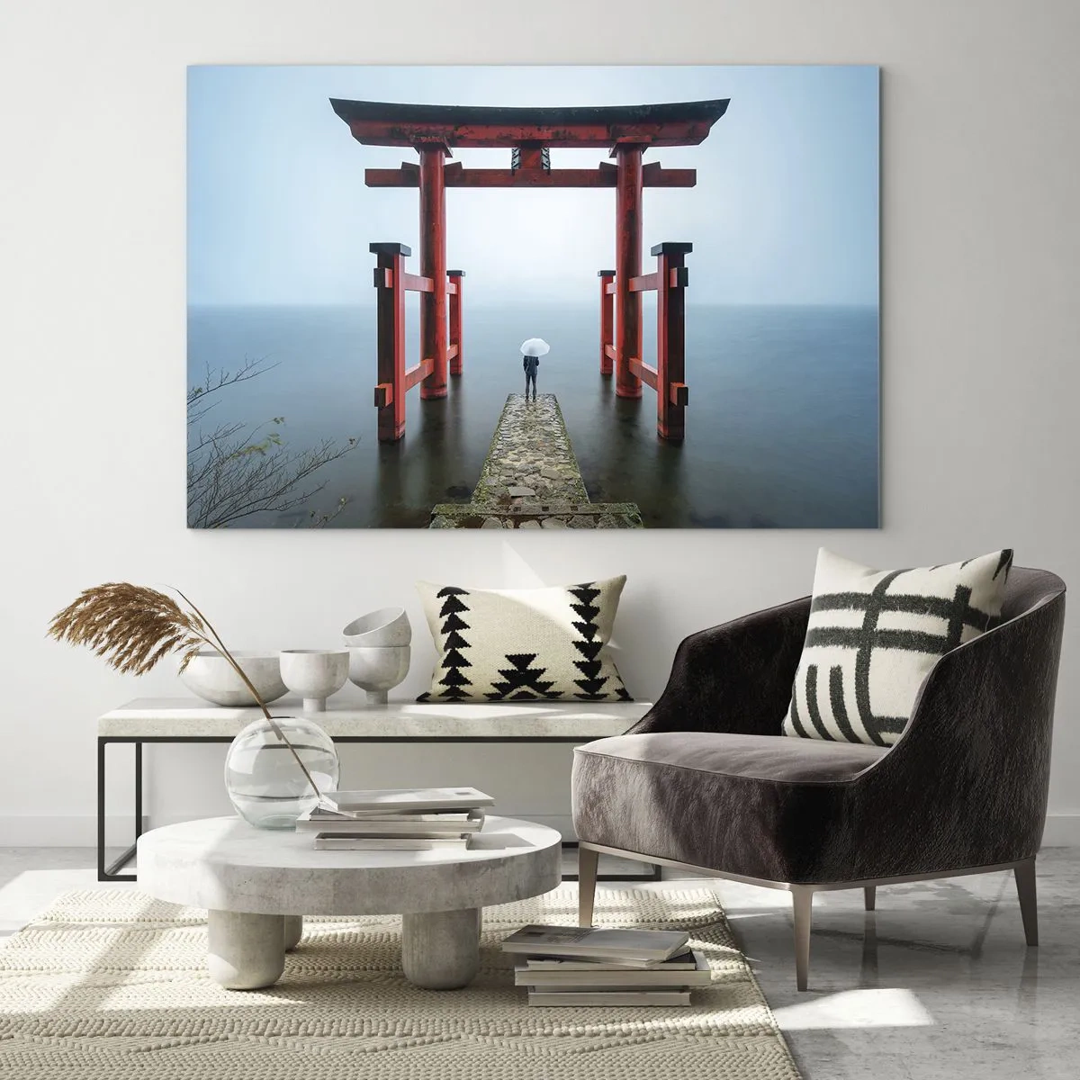 Üveg kép - Japán álmodozás - 100x70 cm