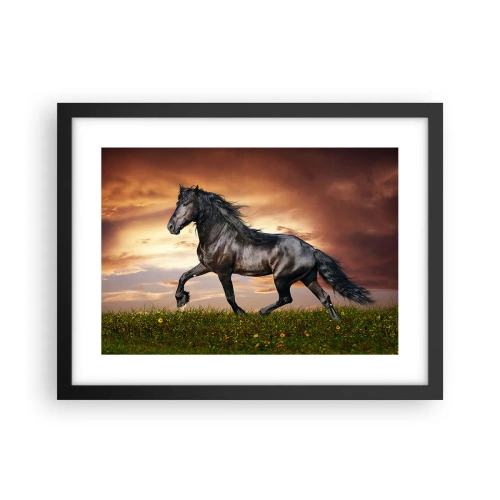 Poszter fehér keretben - Fekete herceg - 40x30 cm