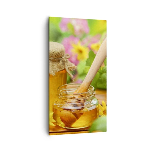 Vászonkép - Édes és virágos - 55x100 cm