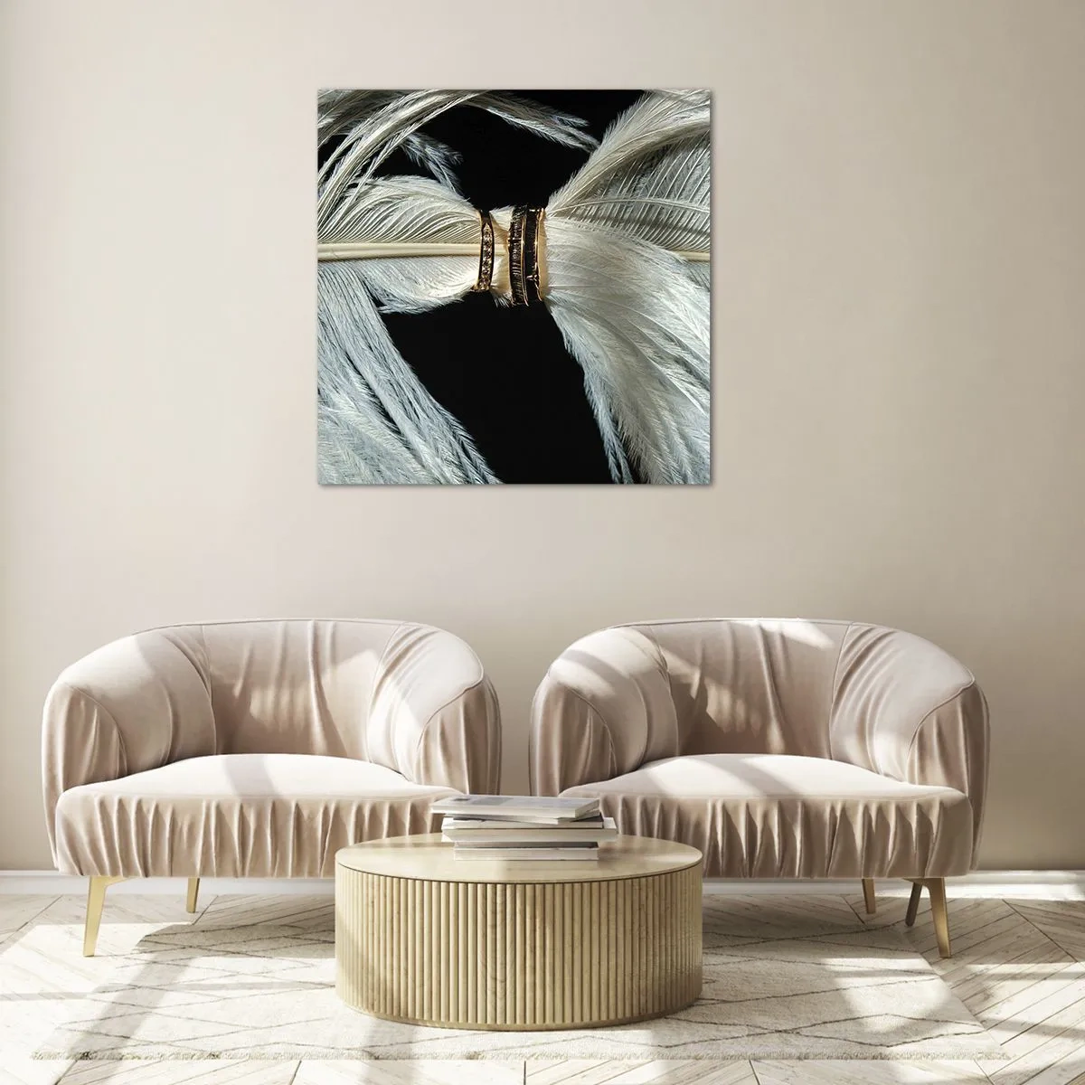 Üveg kép - ...és nem hagylak el... - 60x60 cm