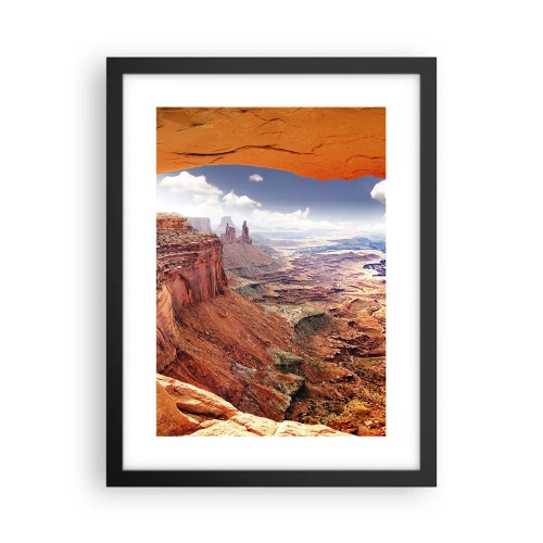 Poszter fehér keretben - Maga a természet faragta - 30x40 cm