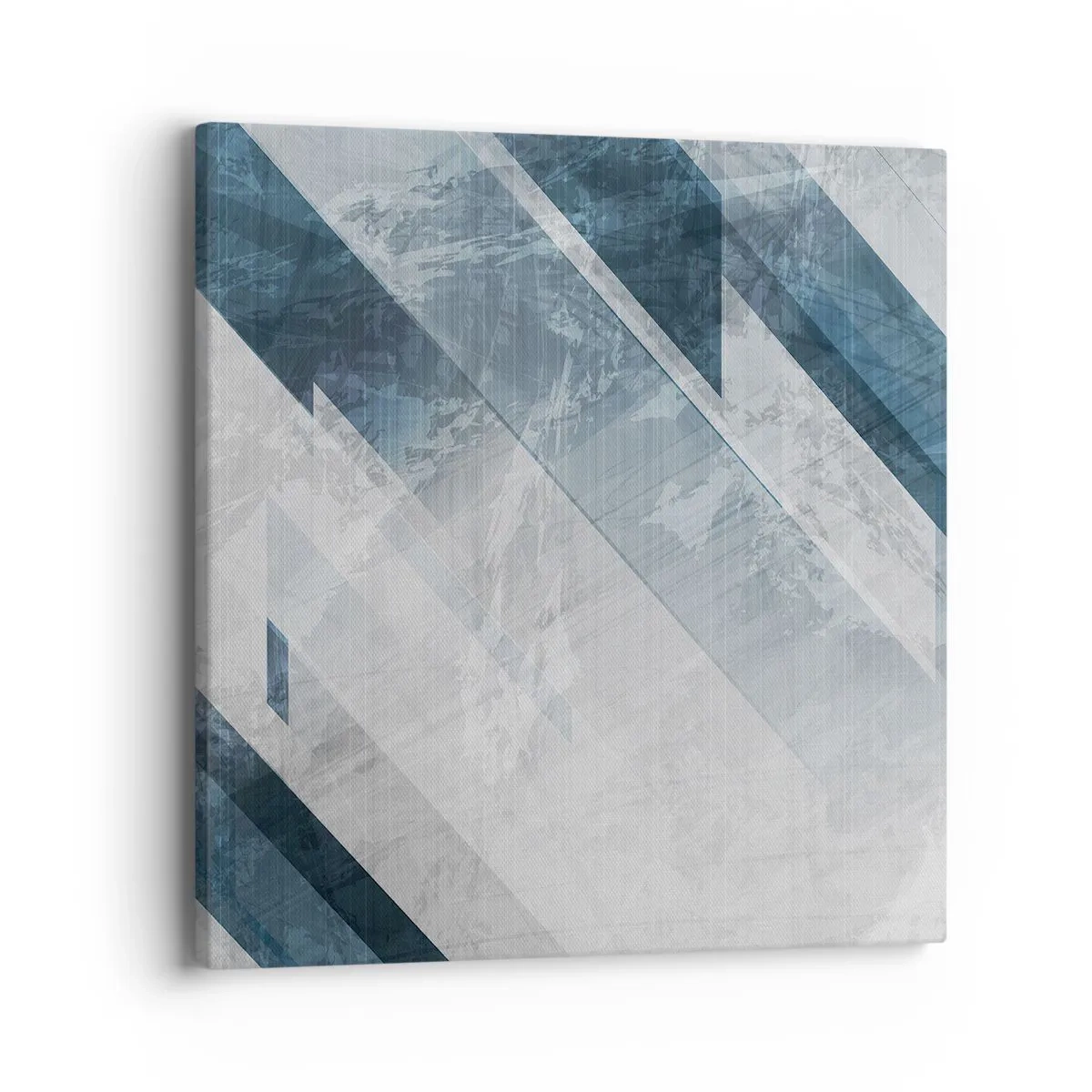 Vászonkép - Térkompozíció - szürke mozgás - 40x40 cm