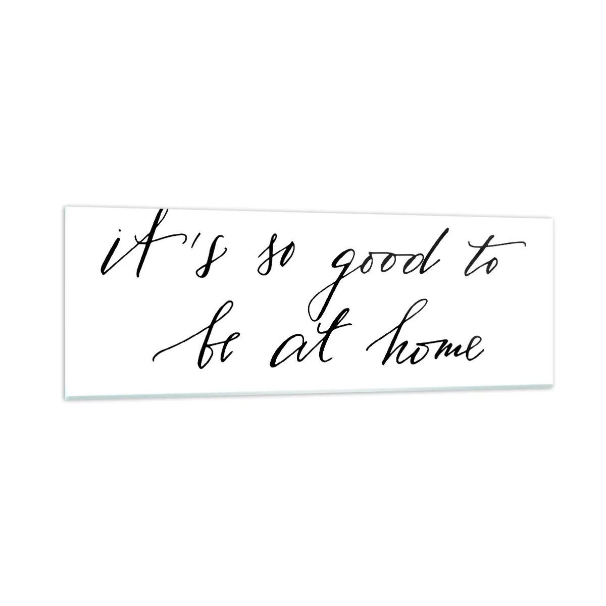 Üveg kép - Teljes igazság - 90x30 cm