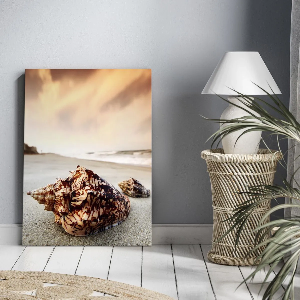 Vászonkép - A hullámok kitaszítottjai - 45x80 cm