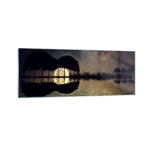 Üveg kép - Éjszaka a világ végén - 140x50 cm
