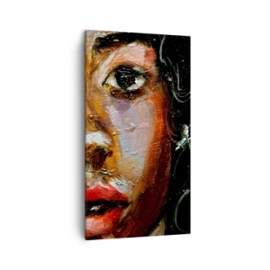 Vászonkép - Fekete és fény - 45x80 cm