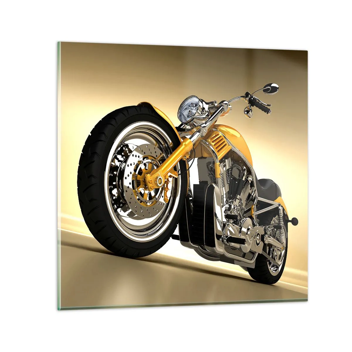 Üveg kép - Álom az erőről és gyorsaságról - 70x70 cm