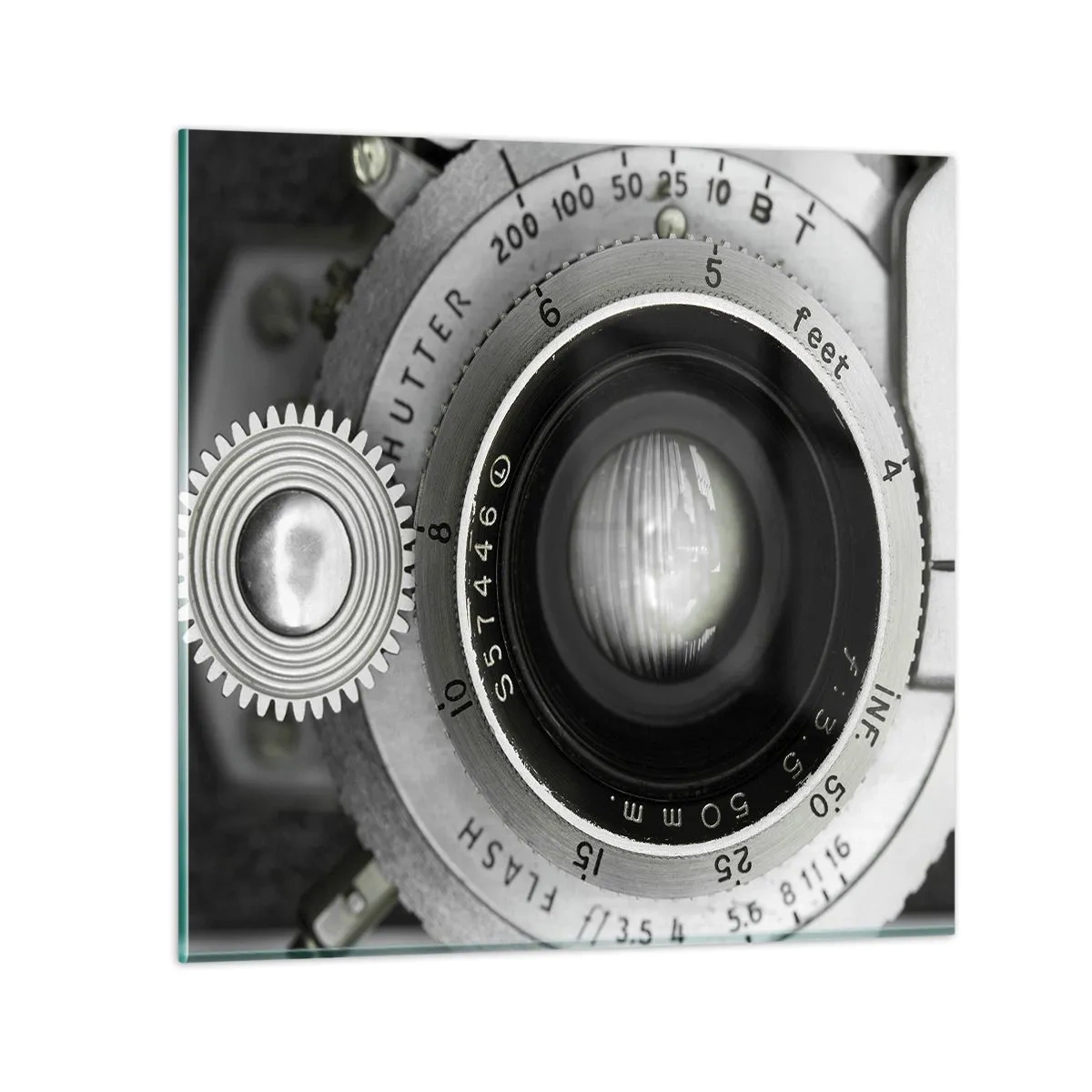 Üveg kép - Történet Hollywoodról - 40x40 cm