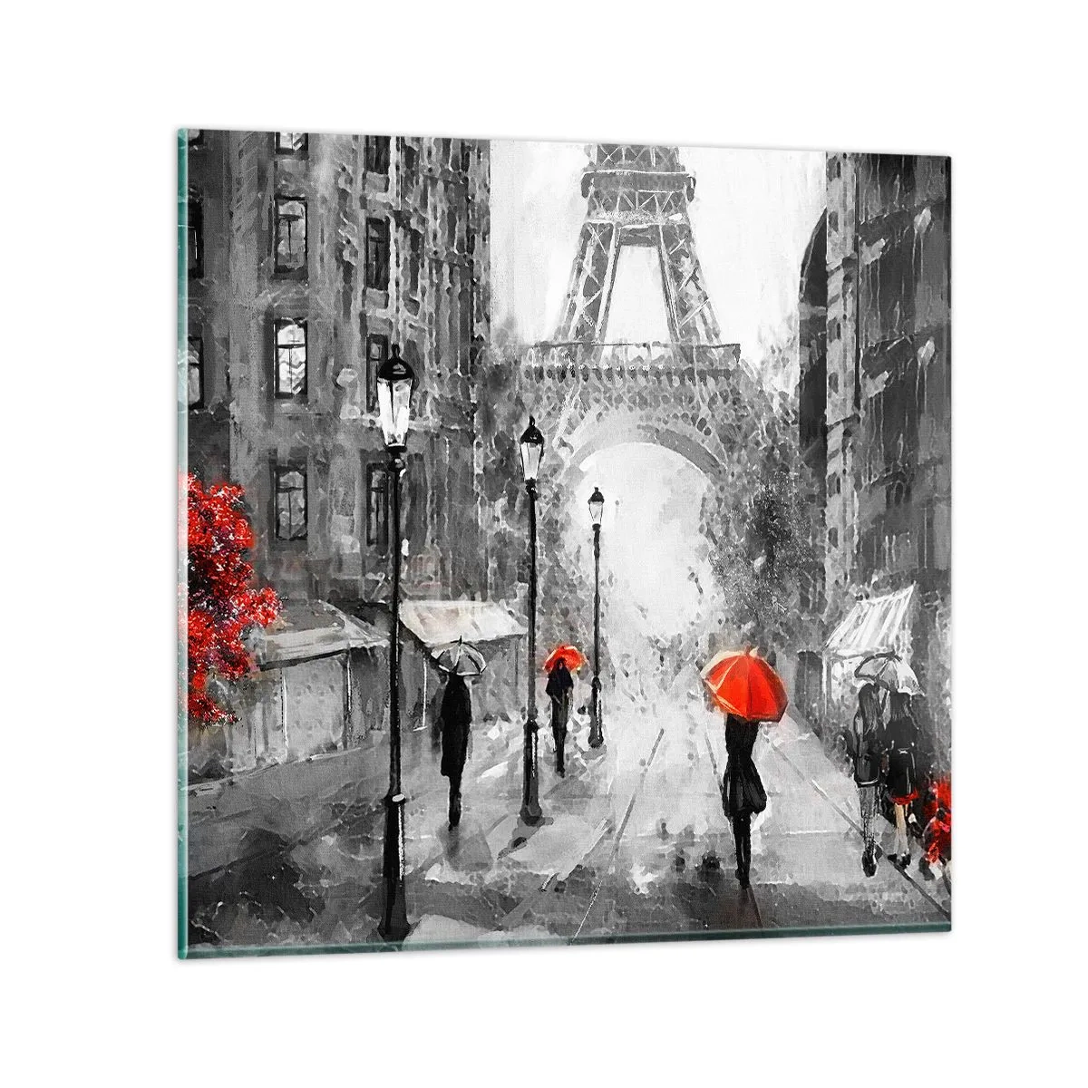 Üveg kép - Minden út hozzá vezet - 30x30 cm