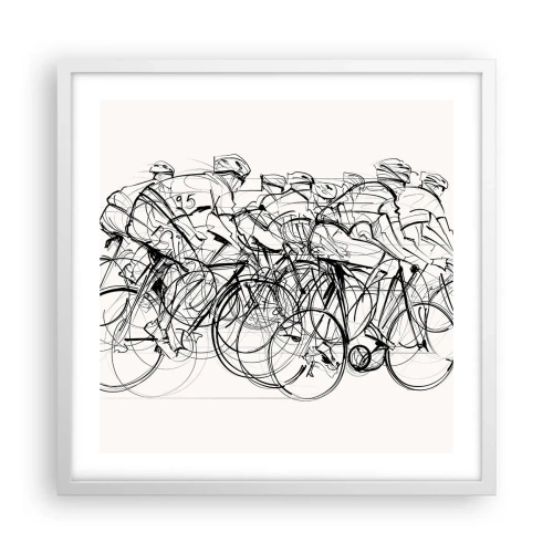 Poszter fekete keretben - Együtt, a csapatban - 50x50 cm