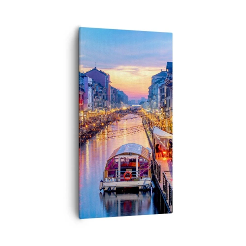 Vászonkép - Fény és öröm estéje - 55x100 cm