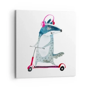 Vászonkép - Borzas örömök - 60x60 cm