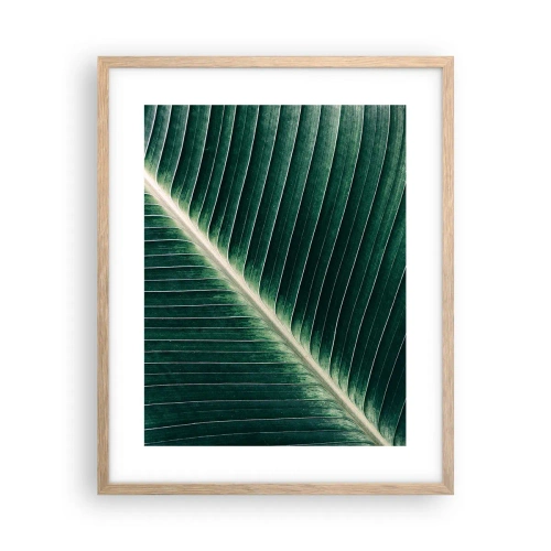 Poszter világos tölgy keretben - A természet ritmusa - 40x50 cm