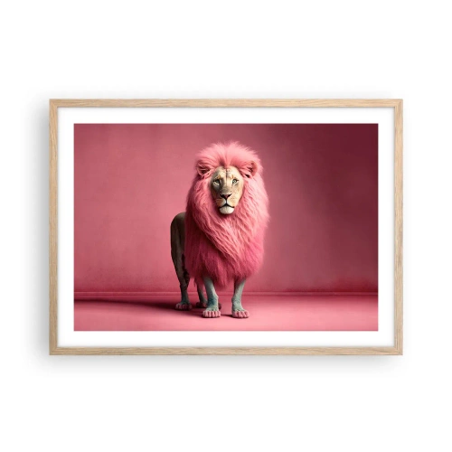 Poszter világos tölgy keretben - És már nem félsz - 70x50 cm