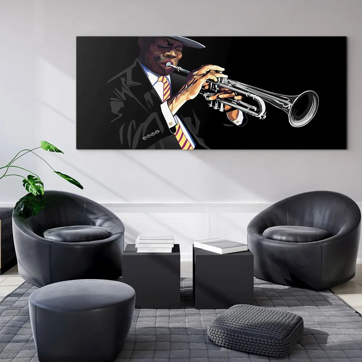 Üveg kép - Old school varásza - 140x50 cm