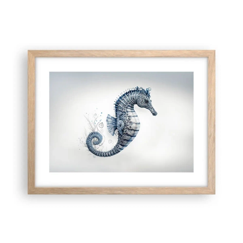 Poszter világos tölgy keretben - A természet finom tréfája - 40x30 cm