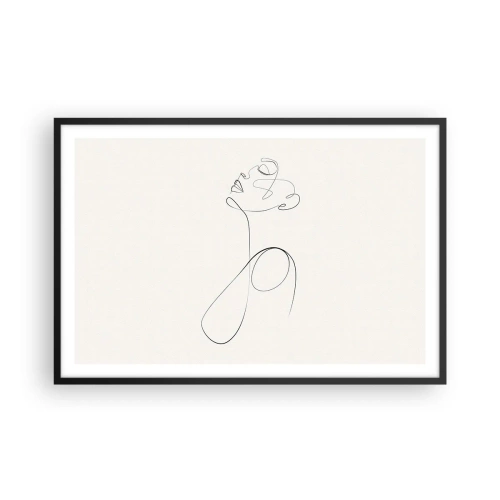 Poszter fehér keretben - Álmokban hurkolt - 91x61 cm