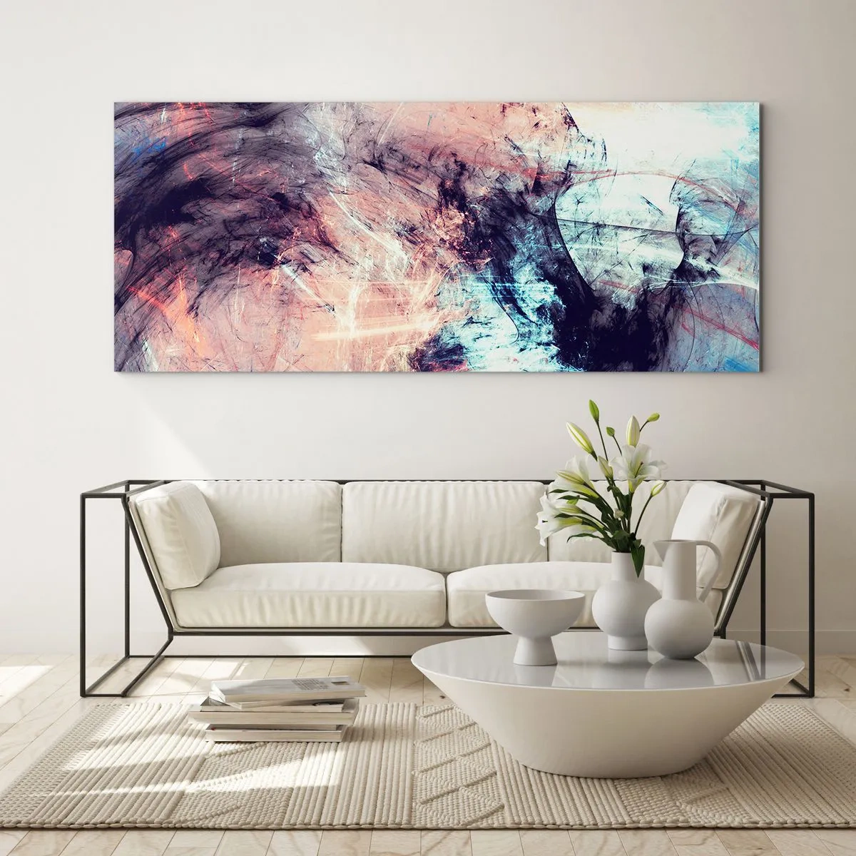 Üveg kép - Érezd a szelet - 100x40 cm