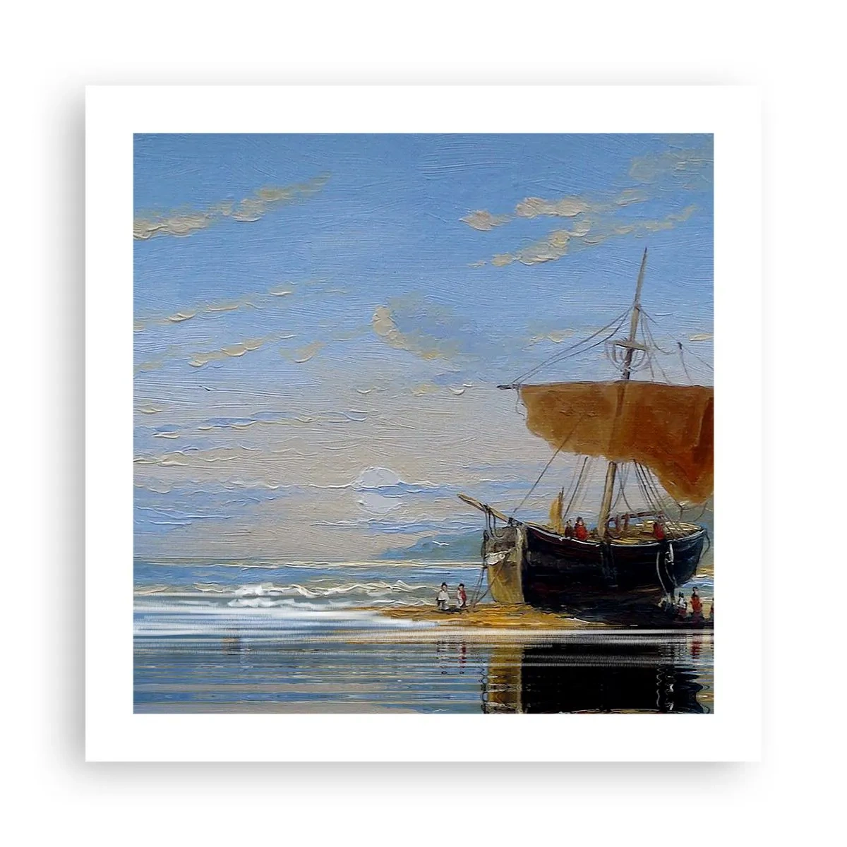 Poszter - Víz, föld, levegő - 50x50 cm