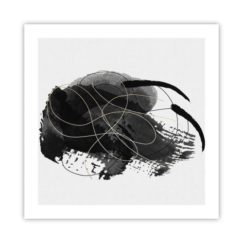 Poszter - Feketéből készült - 50x50 cm
