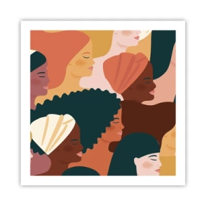 Poszter - Csak a nőiesség - 60x60 cm