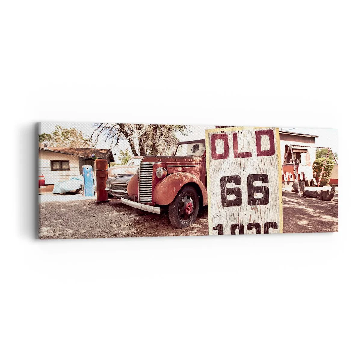 Vászonkép - Az amerikai tartomány legendája - 90x30 cm