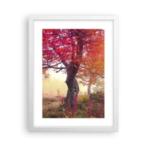 Poszter fekete keretben - Virágzás őrülete - 30x40 cm