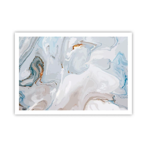 Poszter - Felhabzott fehér - 100x70 cm