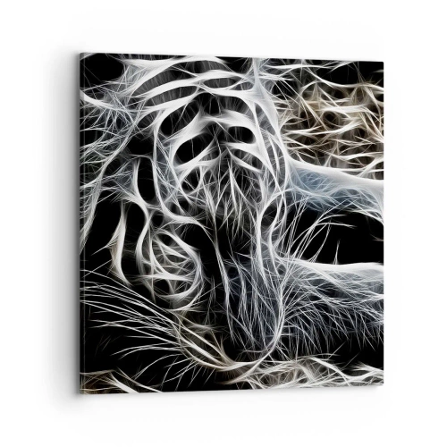 Vászonkép - Tanulmány a macska könnyedségéről - 70x70 cm