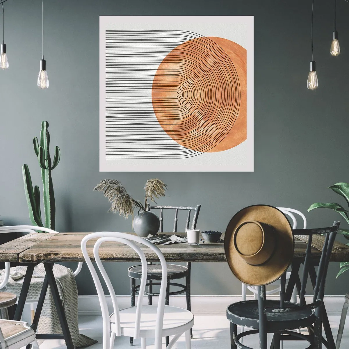 Poszter - Egy napsütéses kompozíció - 40x40 cm