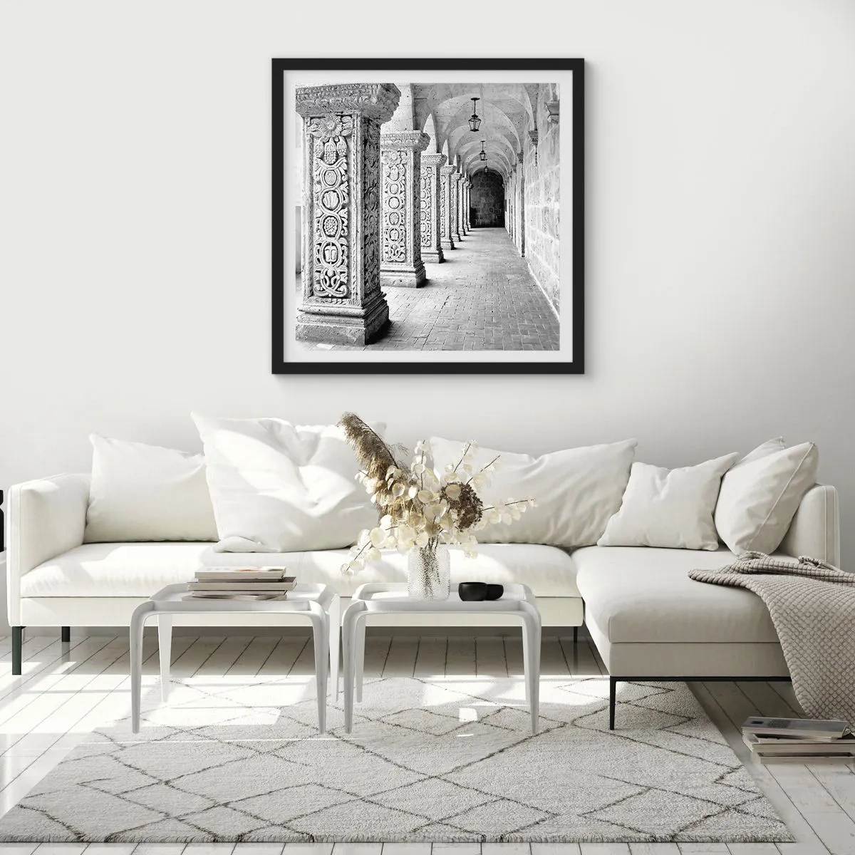 Poszter fehér keretben - És hová megy...? - 30x30 cm