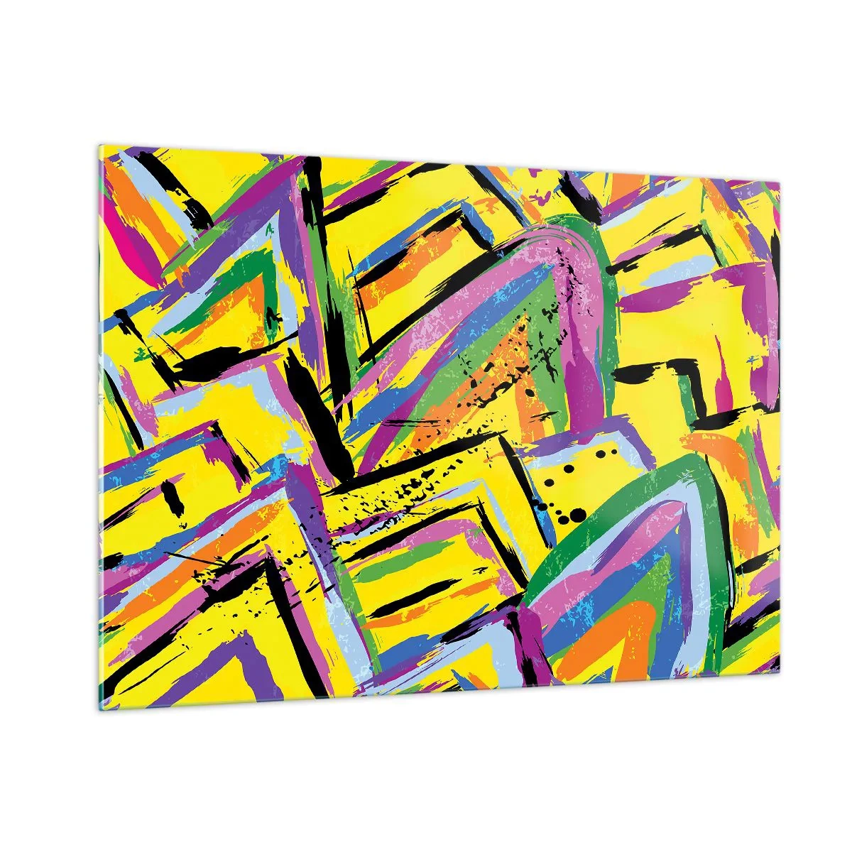 Üveg kép - Az örömében sikít - 100x70 cm