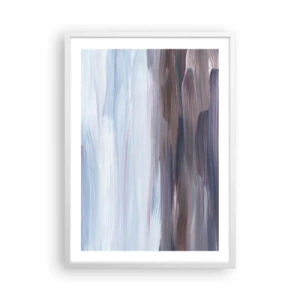 Poszter fekete keretben - Elemek: víz - 50x70 cm