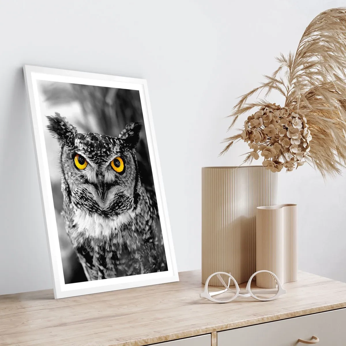 Poszter fekete keretben - Semmi sem fog elbújni - 40x50 cm